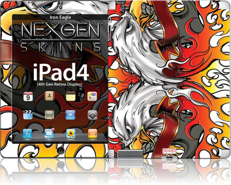 Nexgen Skins - Set de skin pour iPad 2/3/4 avec effet 3D (Iron Eagle 3D)