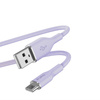 PURO ICON Soft Cable - USB-A to USB-C cable 1.5 m (Tech Lavender)