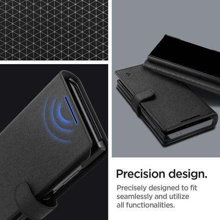 Spigen Wallet S Plus - Case for Samsung Galaxy S24 Ultra (Black)