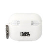 Karl Lagerfeld Silicone NFT Choupette Head 3D - Étui AirPods Pro (blanc)