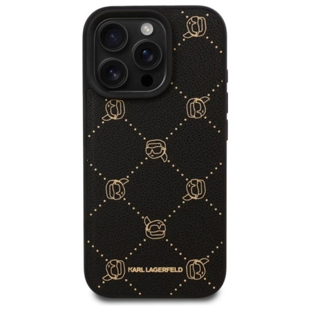 Karl Lagerfeld MagSafe Karl Head - iPhone 16 Pro Max tok (fekete)