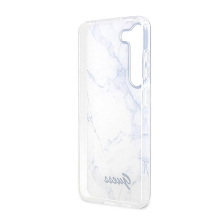 Guess Marble Collection - Etui Samsung Galaxy S23 (blanc)