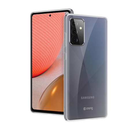 Crong Crystal Slim Cover - Etui Samsung Galaxy A72 (przezroczysty)