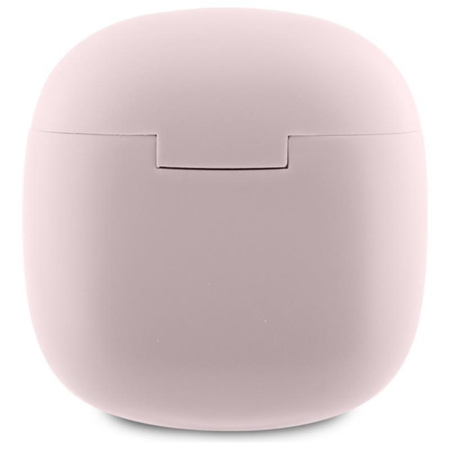 Guess Printed Classic Logo - Bluetooth TWS Headphones + Charging Case (Pink)