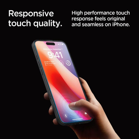 SPIGEN GLAS TEMPERED GLASS.TR "EZ FIT" IPHONE 16 PRO CLEAR