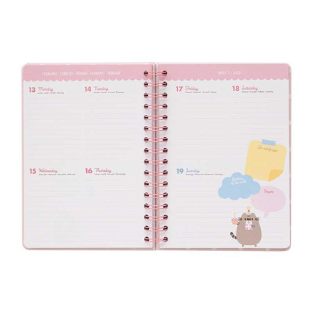 Pusheen - Kalendarz / Planner szkolny 2022/2023