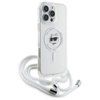 Karl Lagerfeld IML Choupette Head & Cord MagSafe - Hülle für iPhone 16 Pro Max (transparent)