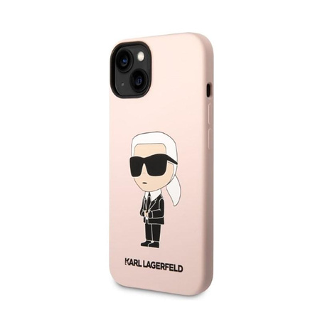 Karl Lagerfeld Silicone NFT Ikonik MagSafe - iPhone 14 Case (pink)