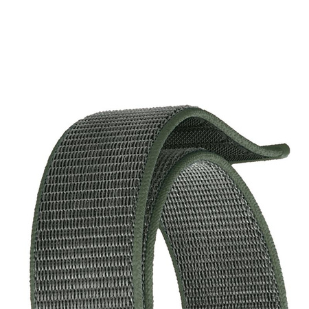 Crong Nylon - Sports Strap for Apple Watch 44/45/46/49 mm (Military Green)