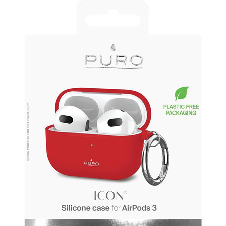 Étui PURO ICON - Étui pour Apple Airpods 3 (rouge)