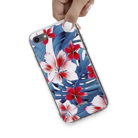 Crong Flower Case - pouzdro pro iPhone SE (2022/2020) / 8 / 7 (vzor 03)