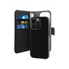 PURO Geldbörse abnehmbar - 2-in-1 iPhone 14 Pro Tasche (schwarz)