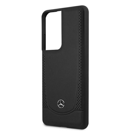 Mercedes Leder Urban Line - Samsung Galaxy S21 Ultra Tasche (schwarz)