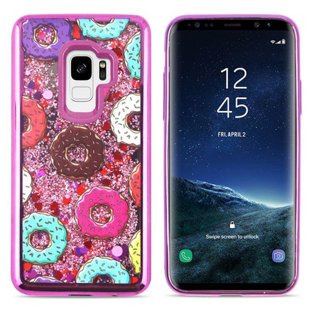 Zizo Liquid Glitter Star tok - Samsung Galaxy S9 tok (Donuts)