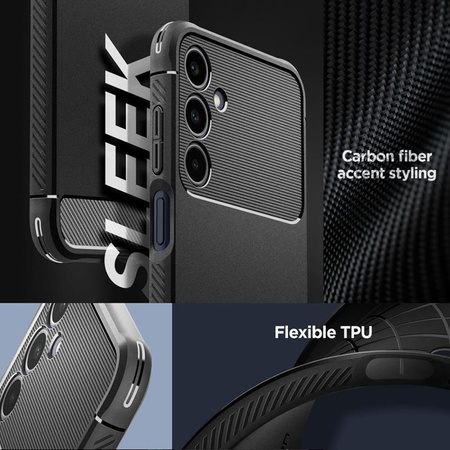 Spigen Rugged Armor - tok Samsung Galaxy A25 5G (fekete)