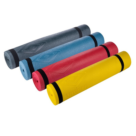 Umbro - Rutschfeste Yogamatte / Fitnessmatte 173x61 cm (Blau)