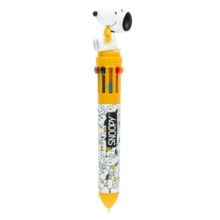 Snoopy - 10-color automatic ballpoint pen with a 3D figure from the Lazy Days collection