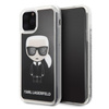 Karl Lagerfeld Iconic Glitter - iPhone 11 Pro Max Tasche (Schwarz)
