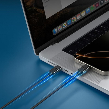 CZARNY KABEL SPIGEN USB C 2M SZYBKIE ŁADOWANIE, Odporny, Wytrzymały, PD 60W