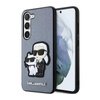 Karl Lagerfeld NFT Saffiano Karl & Choupette - Samsung Galaxy S23+ Case (grey)