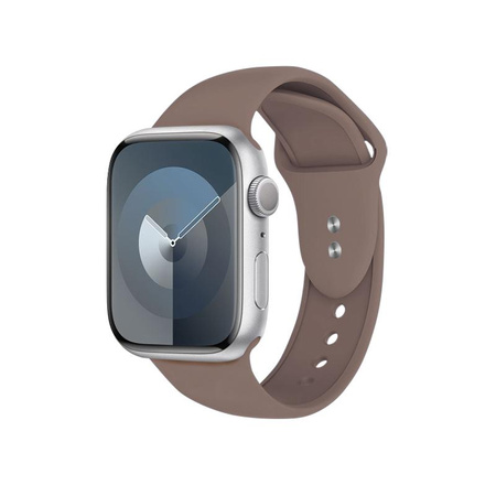 Crong Liquid - Pánt Apple Watch 42/44/45/49 mm-es órához (barna)