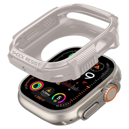 Spigen Rugged Armor - Pouzdro pro Apple Watch Ultra 1/2 49 mm (Béžová)