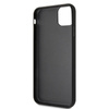 Karl Lagerfeld Double Layers Tempered Glass Glitter Signature Case - Etui iPhone 11 Pro Max (czarny)