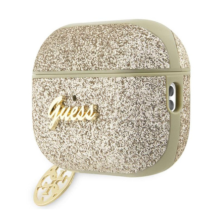 Guess 4G Glitter Flake - pouzdro pro AirPods Pro 2 (zlaté)