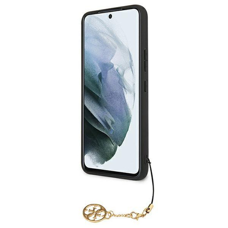 Kolekce Guess 4G Charms - pouzdro pro Samsung Galaxy S22+ (šedé)