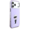 Karl Lagerfeld IML Aquarelle Karl & Choupette & Logo MagSafe - iPhone 17 Pro Max tok (lila)