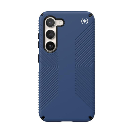 Speck Presidio2 Grip - protiskluzové pouzdro pro Samsung Galaxy S23 (Coastal Blue/Black)