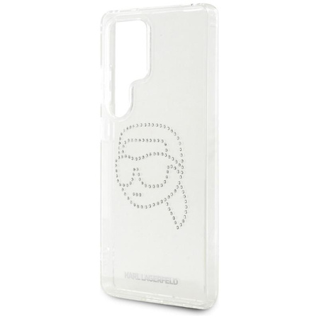 Karl Lagerfeld Strasssteine Karl Head Logo - Samsung Galaxy S25 Ultra Case (Transparent)