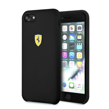 Ferrari szilikon kemény tok - tok iPhone 8 / 7 (fekete)