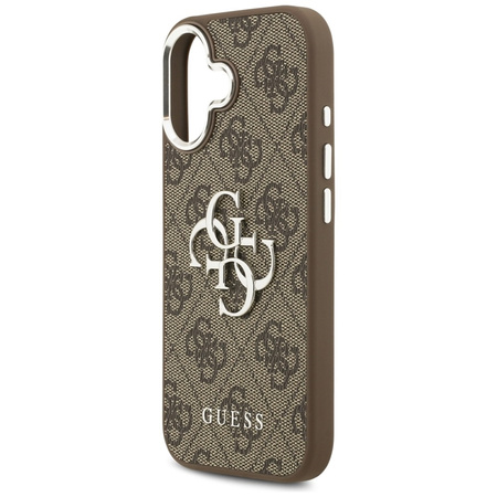 Guess 4G Big 4G Classic Logo - Case iPhone 17 (Braun / Silber)