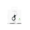 PURO ICON Case - Silikonowy brelok do Apple AirTag (czarny)