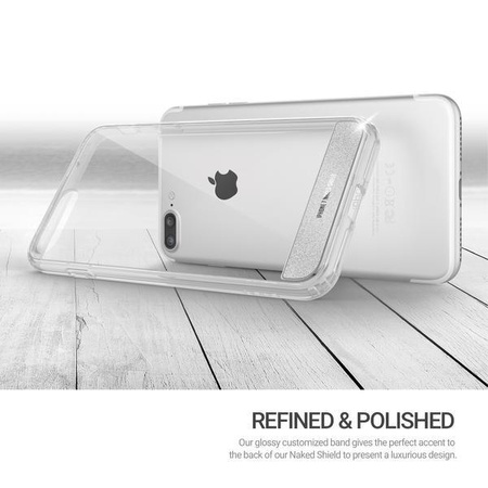 Obliq Naked Shield - Coque pour iPhone 8 Plus / 7 Plus (Transparente)