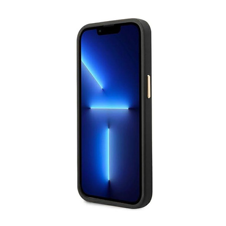 Guess Croco Collection - Coque pour iPhone 14 Pro Max (noir)