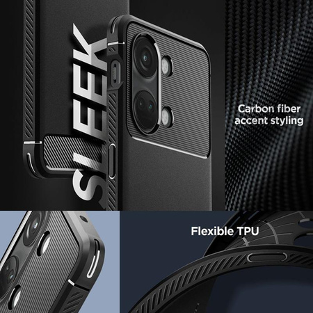 Spigen Rugged Armor - tok OnePlus Nord 3 5G (matt fekete)