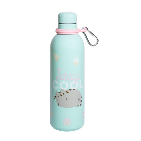 Pusheen - Bouteille thermique en acier inoxydable de la collection Foodie