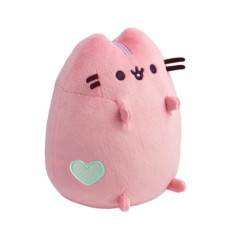 MASKOTKA PUSHEEN DLA DZIECKA RÓŻOWY KOT Z SERCEM 18cm PLUSZOWA PRZYTULANKA