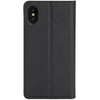 Krusell Malmo 4 Card Foliocase - iPhone X Hülle mit Kartenfächern + Aufsteller (schwarz)