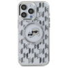 Karl Lagerfeld IML Monogram Karl & Choupette Head MagSafe - Case for iPhone 16 Pro Max (transparent)