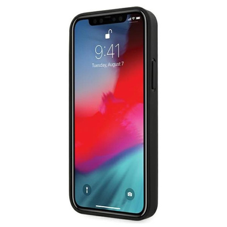 Guess Saffiano V - Coque iPhone 12 Pro Max (Or)