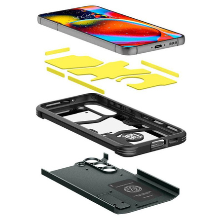Spigen Tough Armor - tok Samsung Galaxy S23 (mélységzöld)