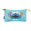 Disney Stitch - Collection tropicale - Trousse à crayons à 3 compartiments