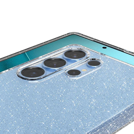 Spigen Liquid Crystal Glitter - Etui pour Samsung Galaxy S25 Ultra (Transparent)