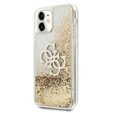 Coque Guess Liquid Glitter 4G Big Logo - iPhone 11 Case (Gold)