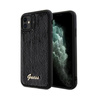 Guess Sequin Script Metal - Coque iPhone 11 (noir)