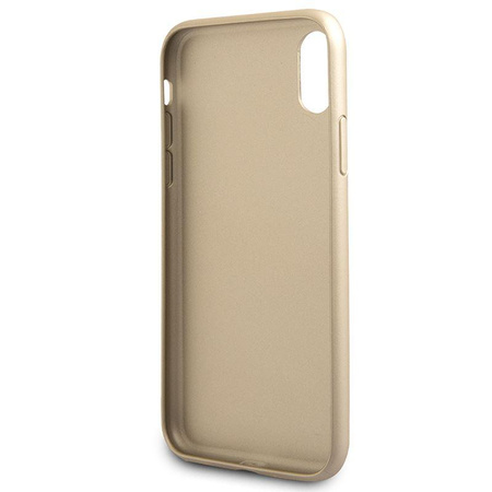 Guess Iridescent - Etui iPhone Xs / X (złoty)