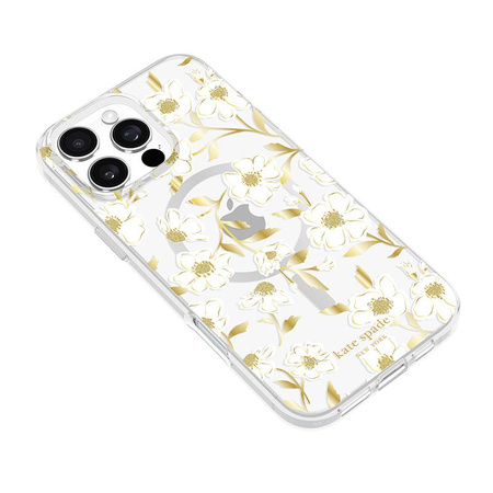 Kate Spade New York Ochranné pouzdro Gems MagSafe - iPhone 16 Pro Max (Sunshine Floral)